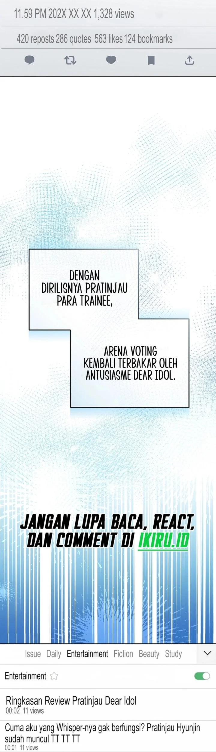 The Lucky Plan of an Idol in His Second Life Chapter 24 - halaman 65