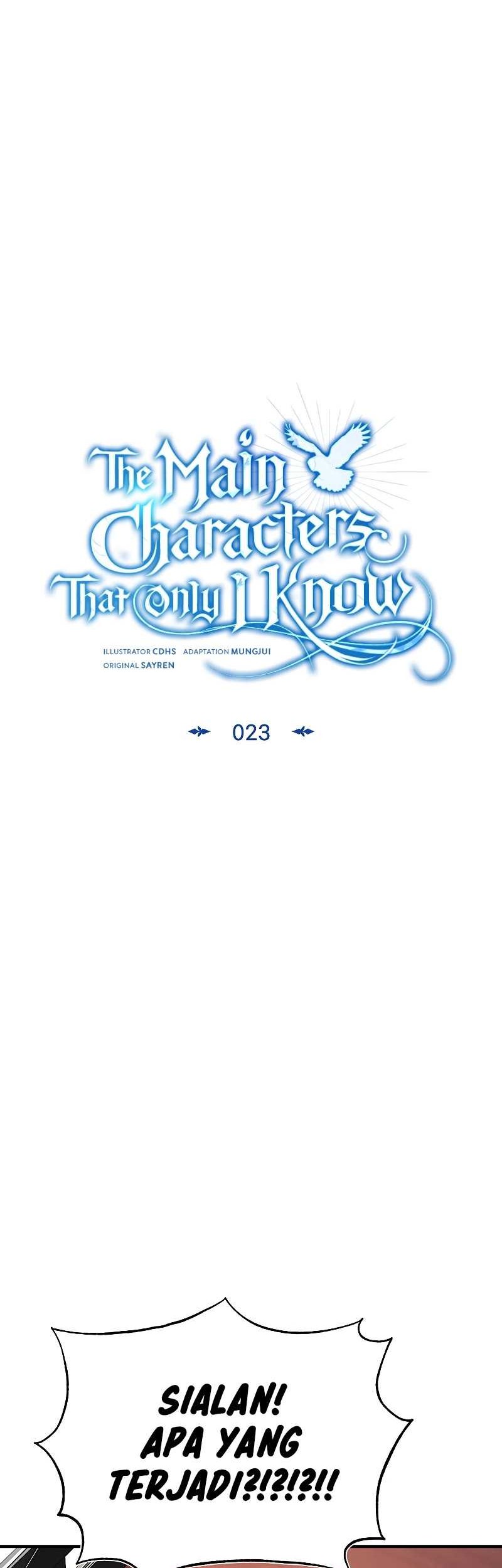 The Main Characters That Only I Know Chapter 23 - halaman 21