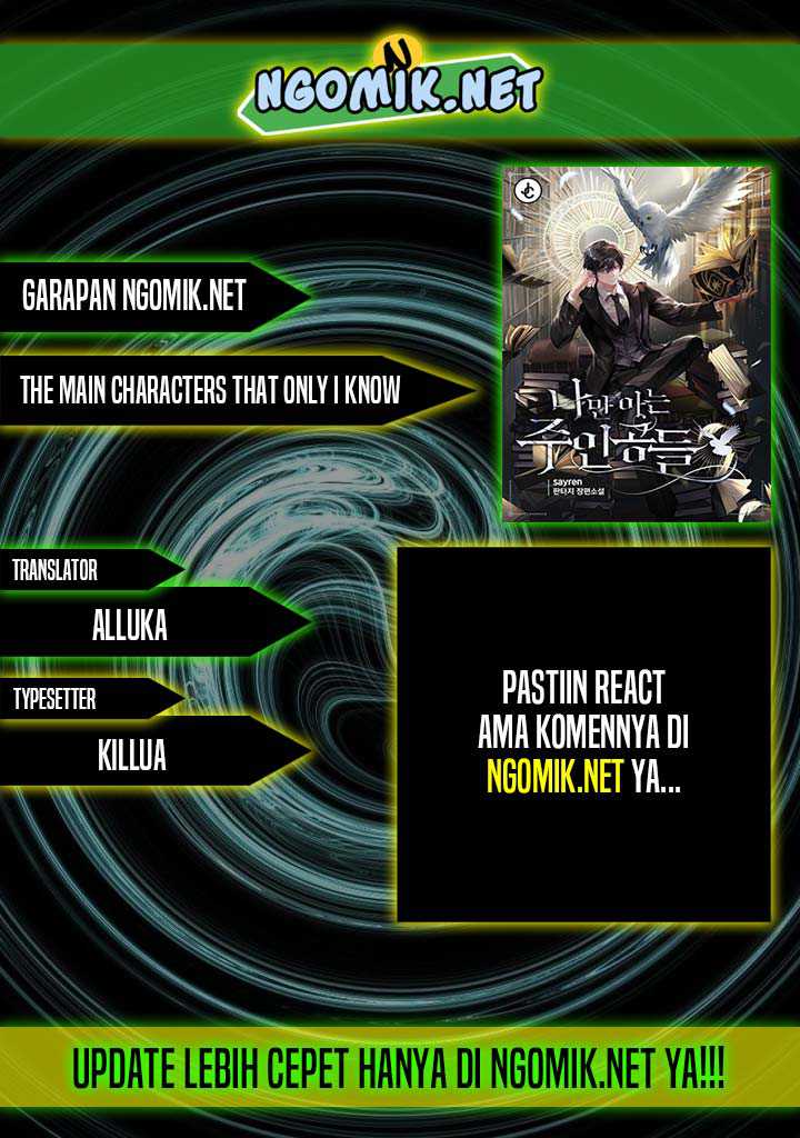 The Main Characters That Only I Know Chapter 3 - halaman 1