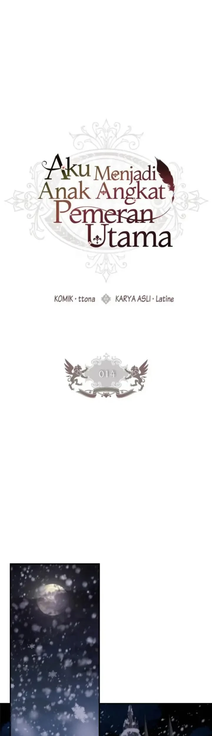 The Male Lead's Little Lion Daughter Chapter 14 - halaman 1