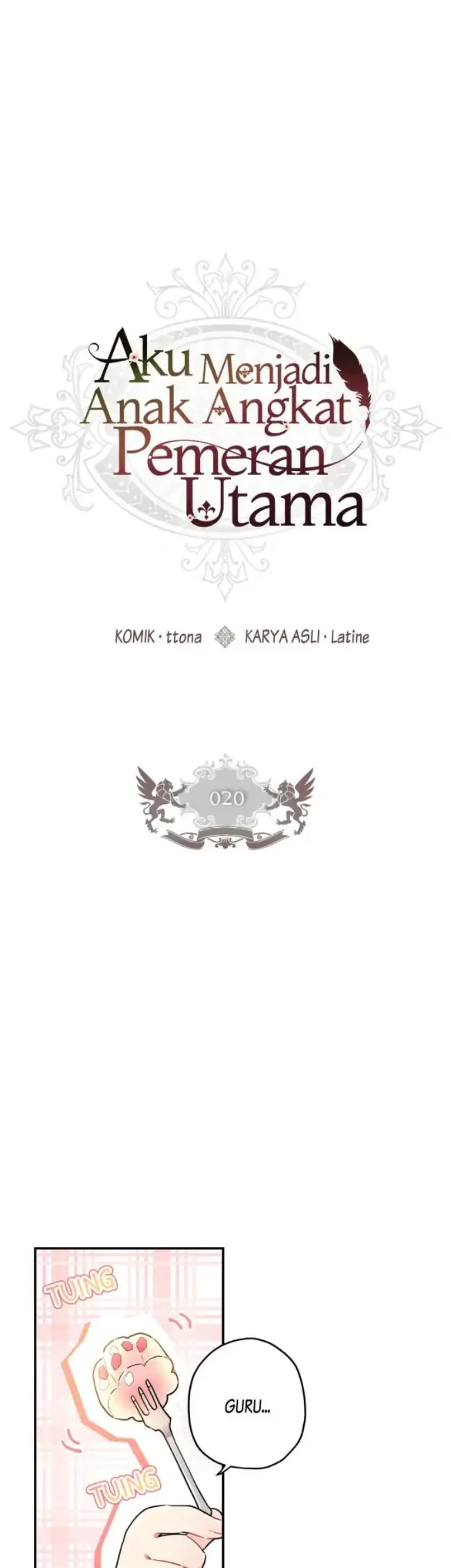 The Male Lead's Little Lion Daughter Chapter 20 - halaman 1