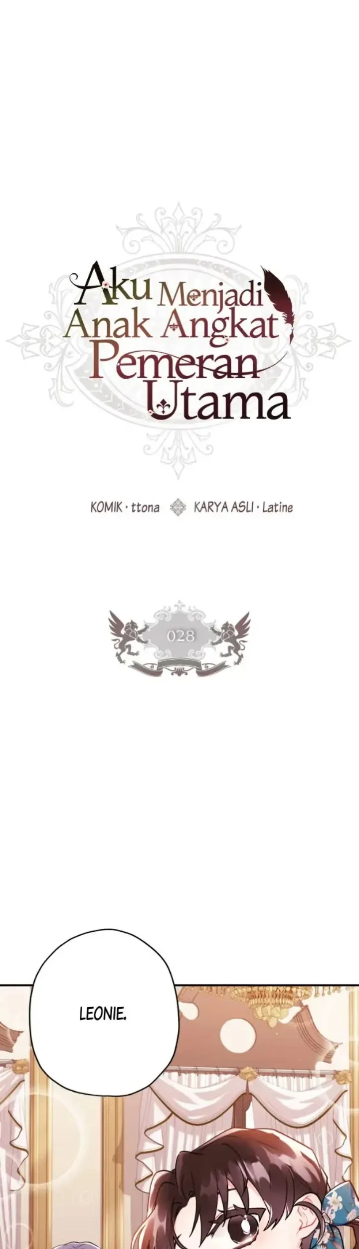 The Male Lead's Little Lion Daughter Chapter 28 - halaman 1