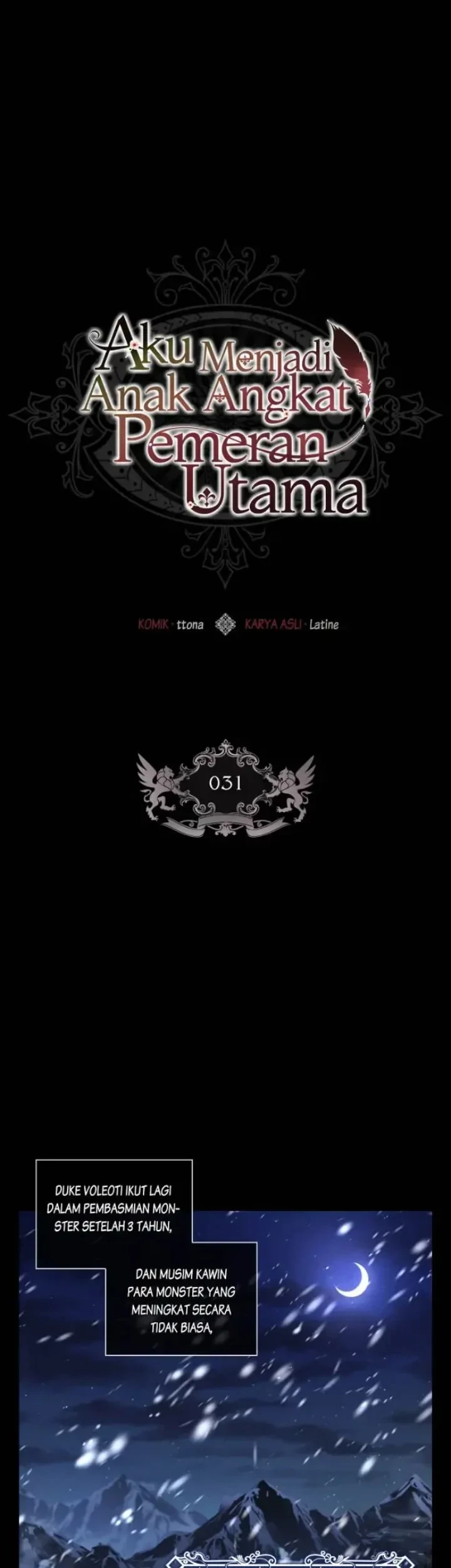 The Male Lead's Little Lion Daughter Chapter 31 - halaman 1