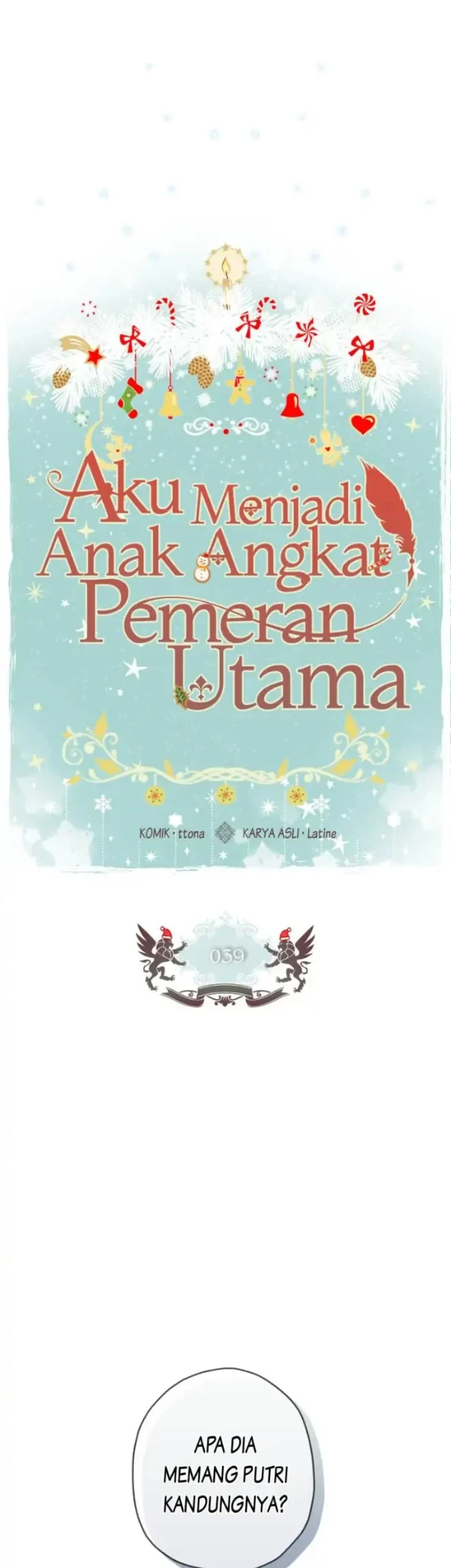 The Male Lead's Little Lion Daughter Chapter 39 - halaman 1