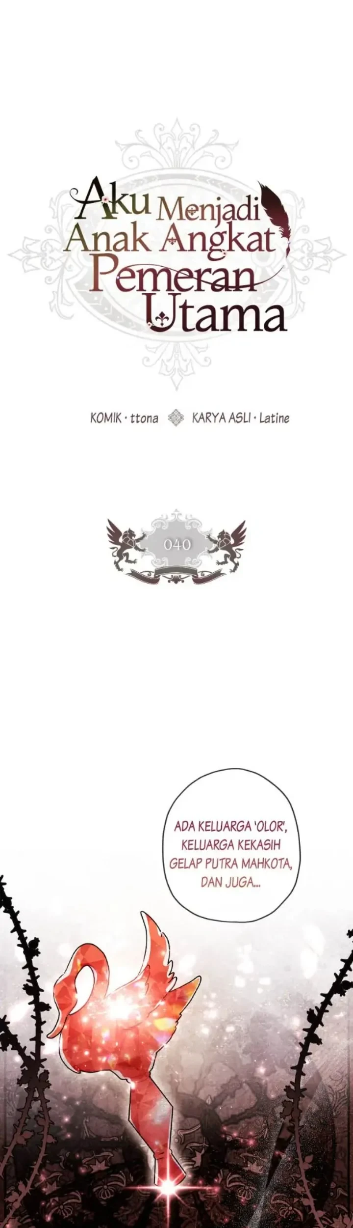 The Male Lead's Little Lion Daughter Chapter 40 - halaman 1