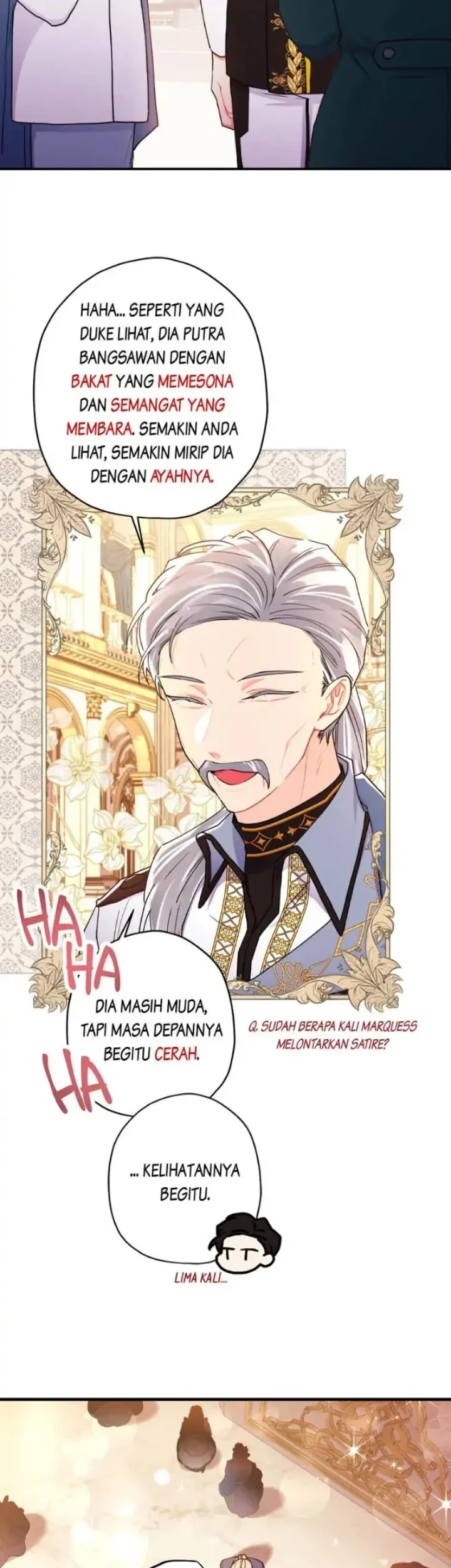 The Male Lead's Little Lion Daughter Chapter 49 - halaman 8