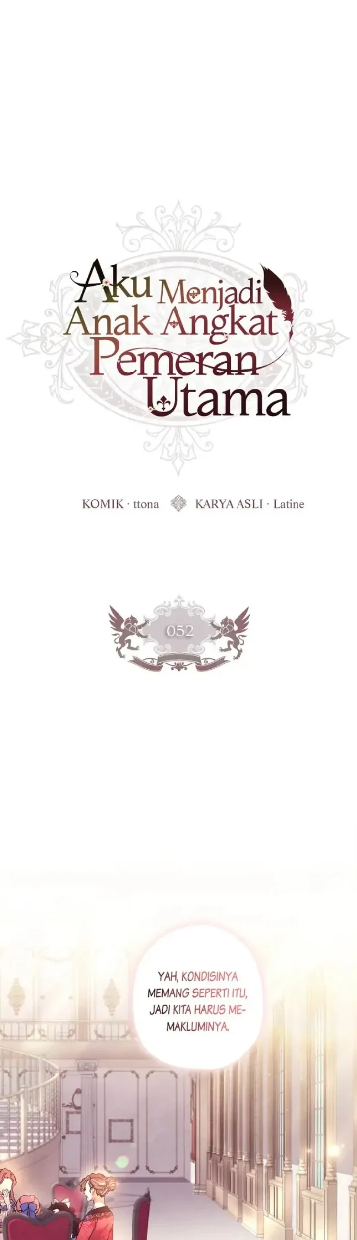 The Male Lead's Little Lion Daughter Chapter 52 - halaman 1