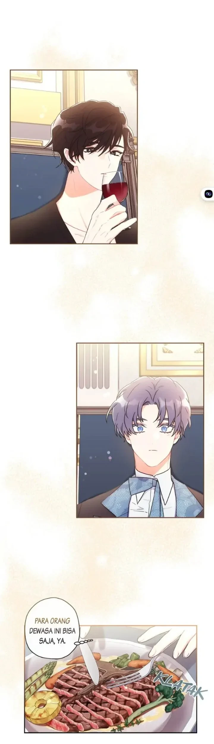 The Male Lead's Little Lion Daughter Chapter 71 - halaman 1