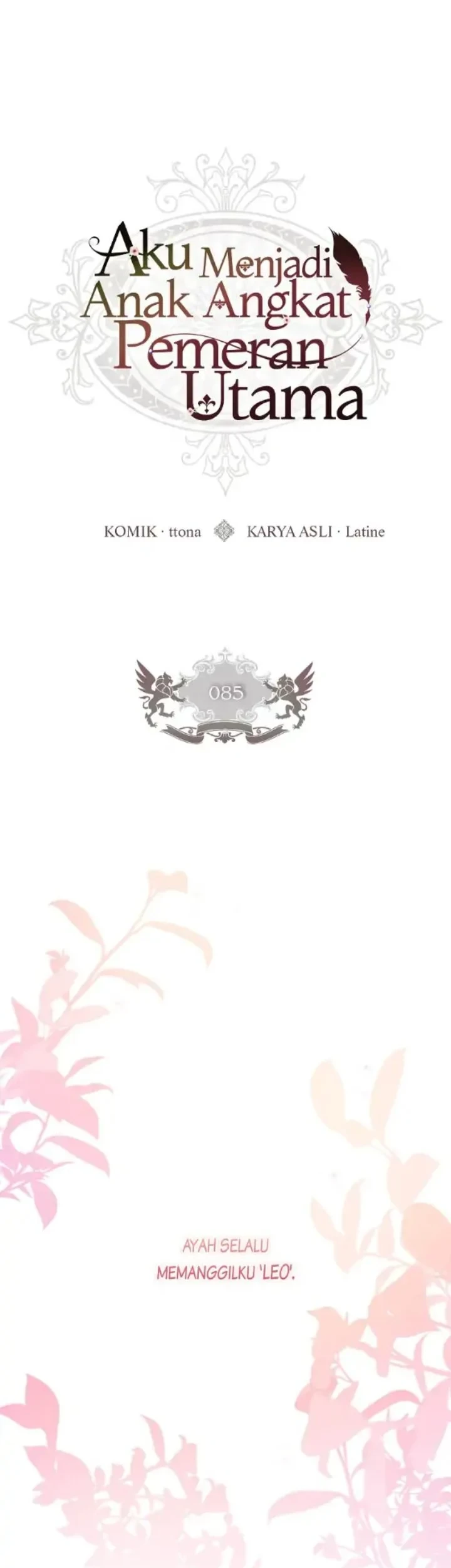 The Male Lead's Little Lion Daughter Chapter 85 - halaman 1