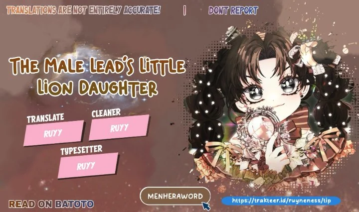 The Male Lead's Little Lion Daughter Chapter 95 - halaman 1
