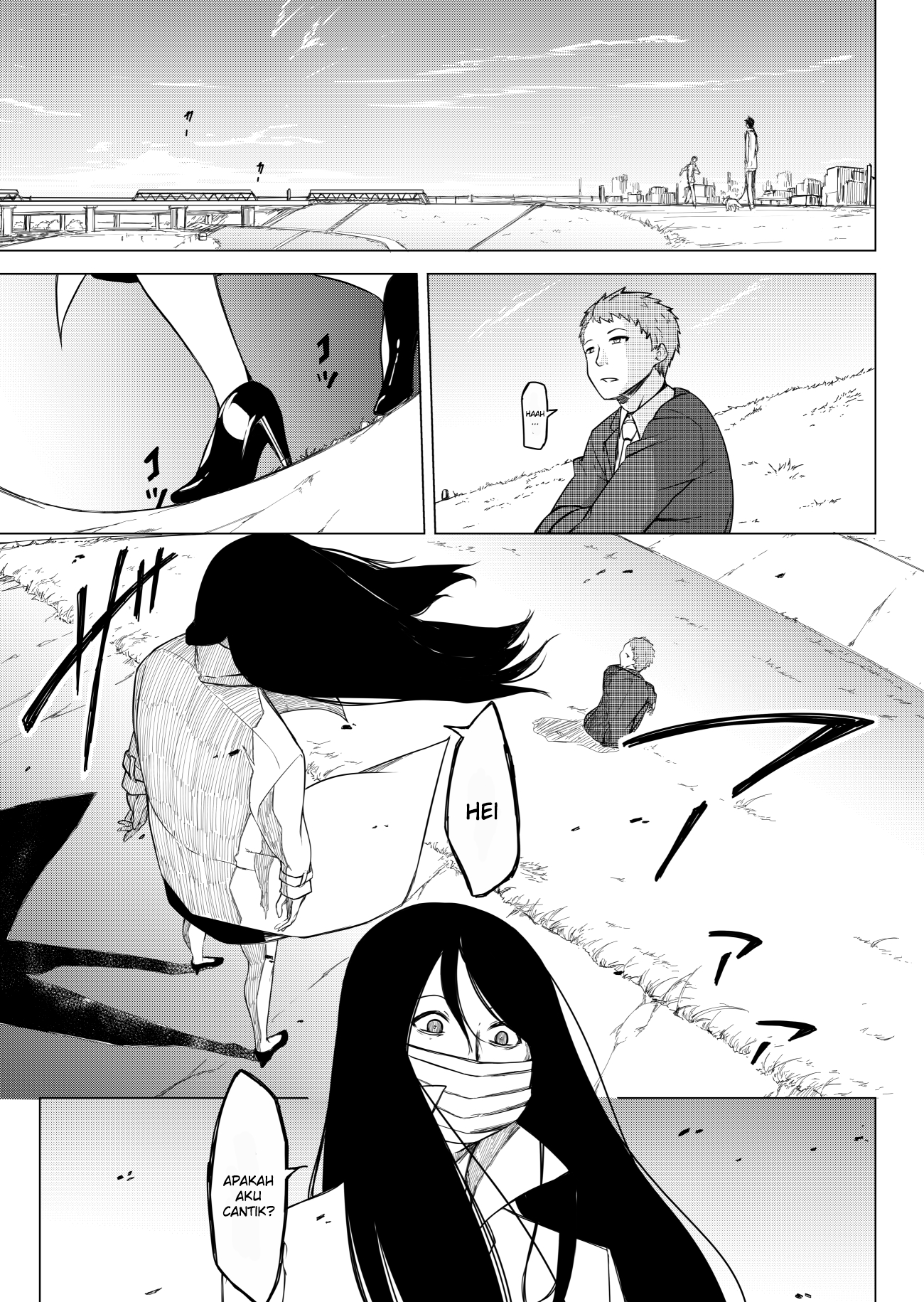 The Man and the Slit-Mouthed Woman Chapter 0 - halaman 1