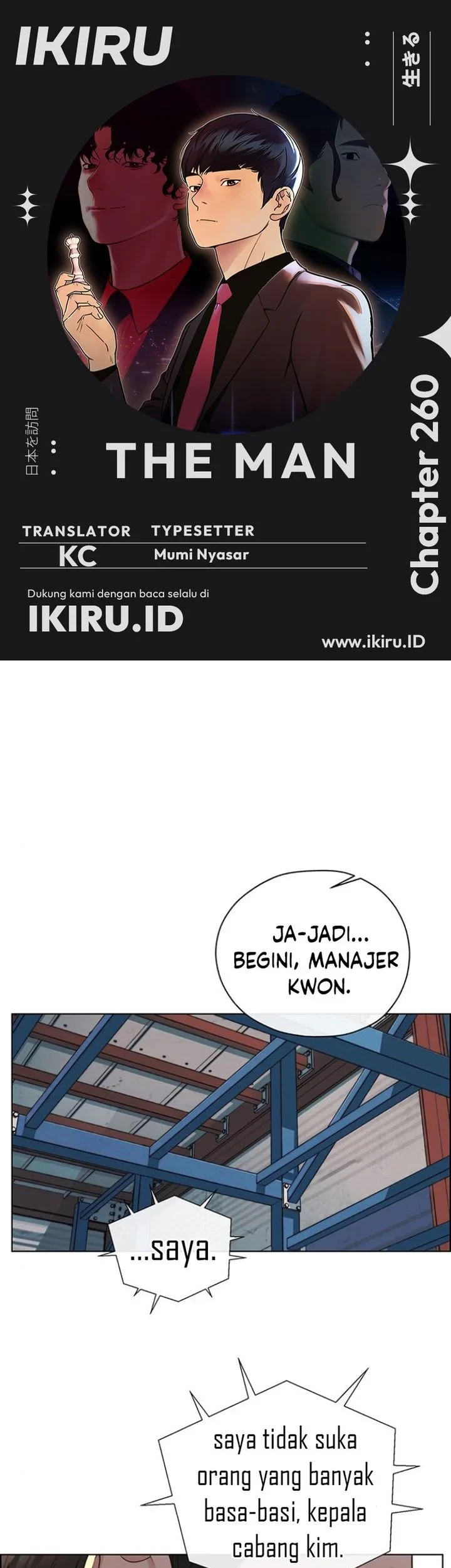 The Man Chapter 260 - halaman 1