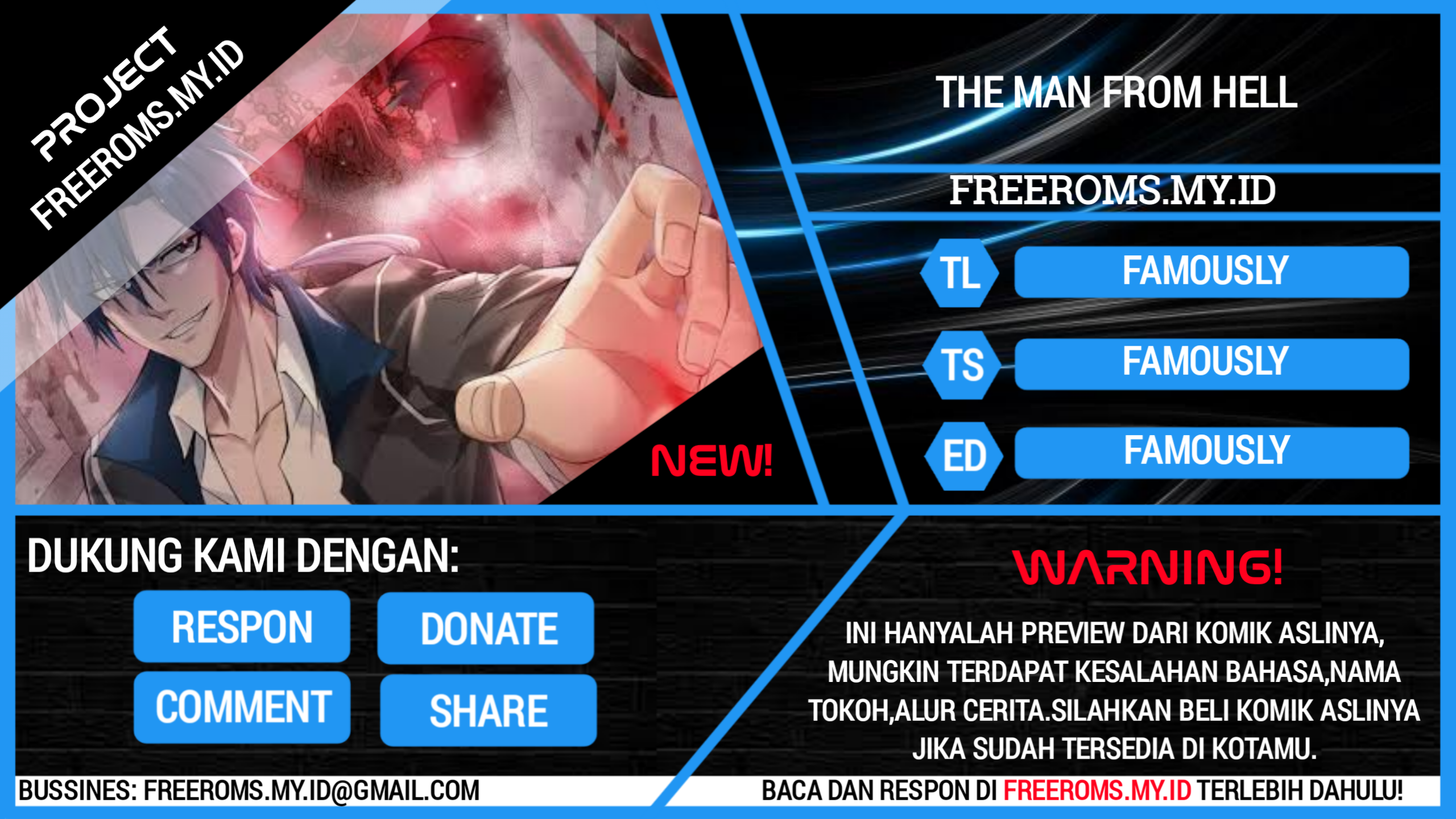 The Man From Hell Chapter 9 - halaman 1