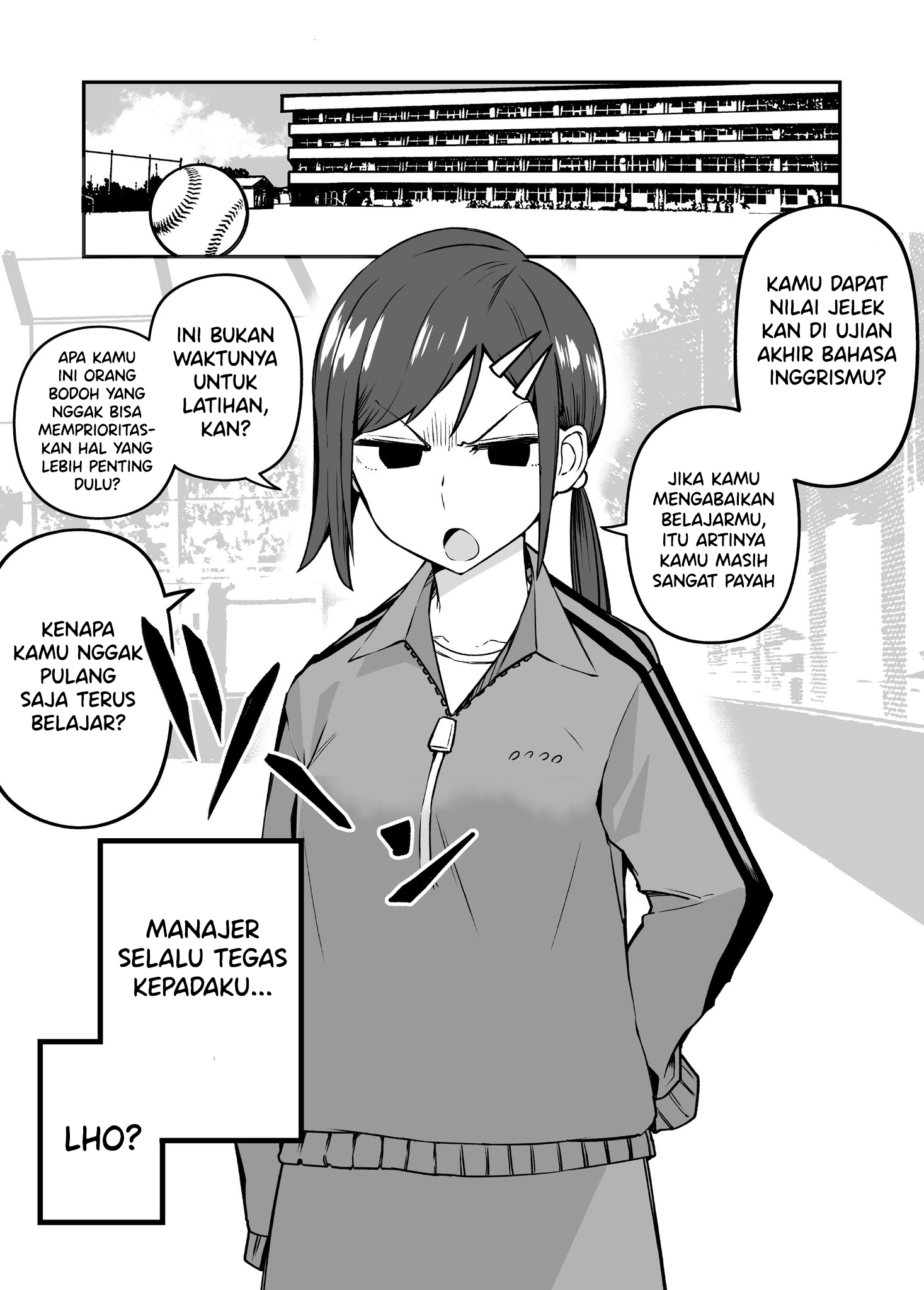 The Manager of the Baseball Club Is Strict Only With Me Chapter 1 - halaman 2
