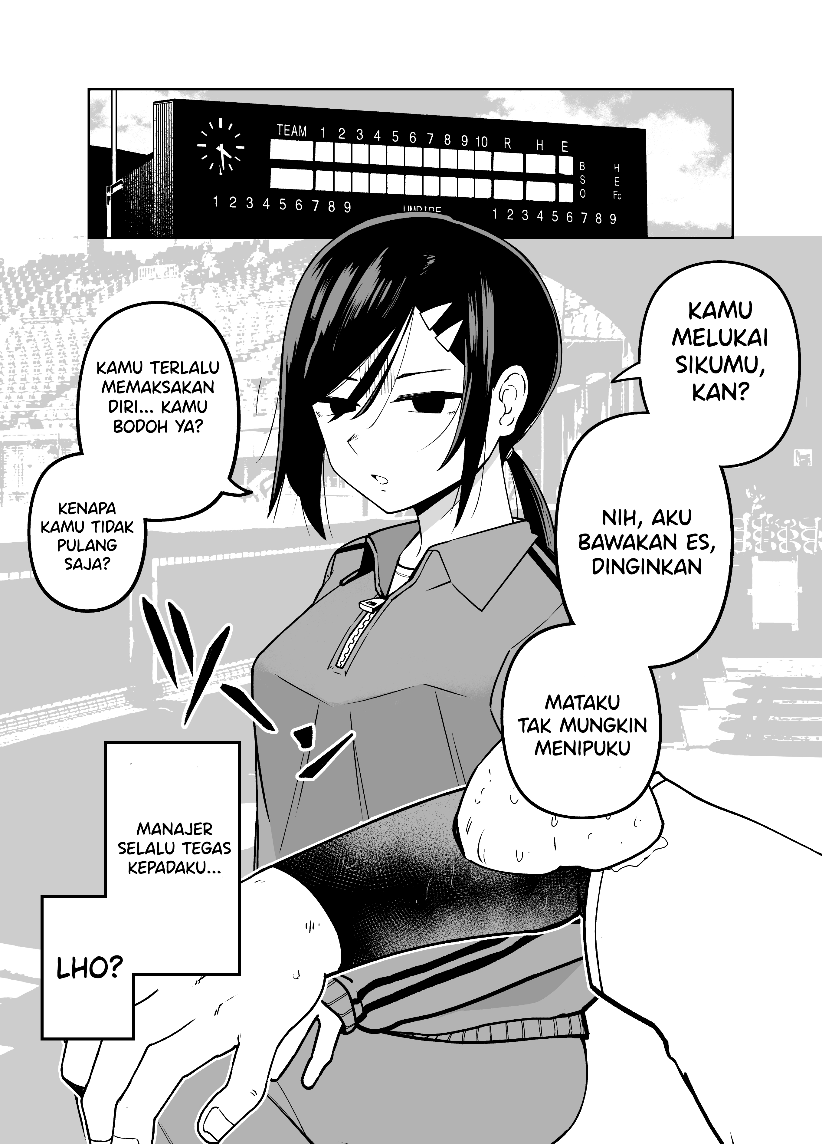The Manager of the Baseball Club Is Strict Only With Me Chapter 6 - halaman 1