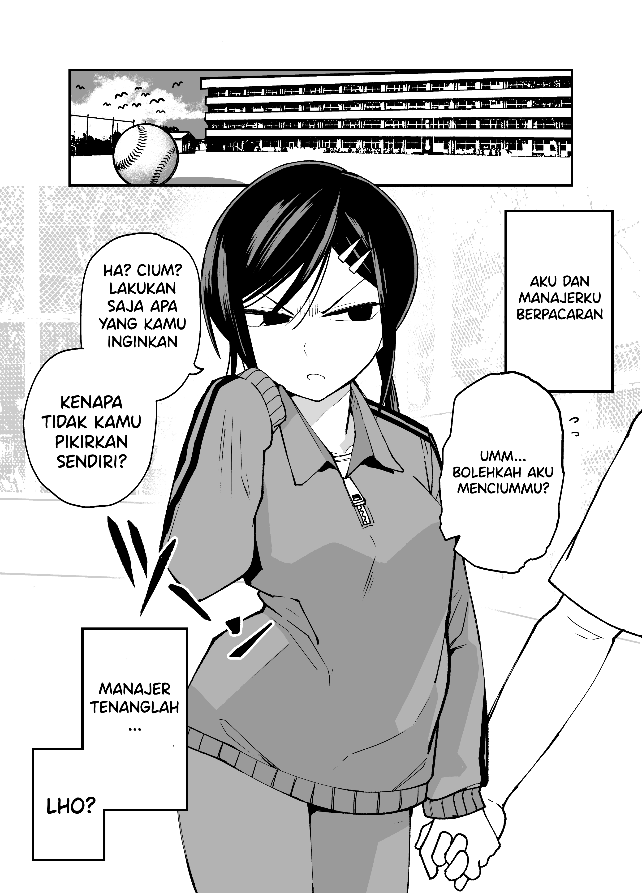 The Manager of the Baseball Club Is Strict Only With Me Chapter 9 - halaman 1