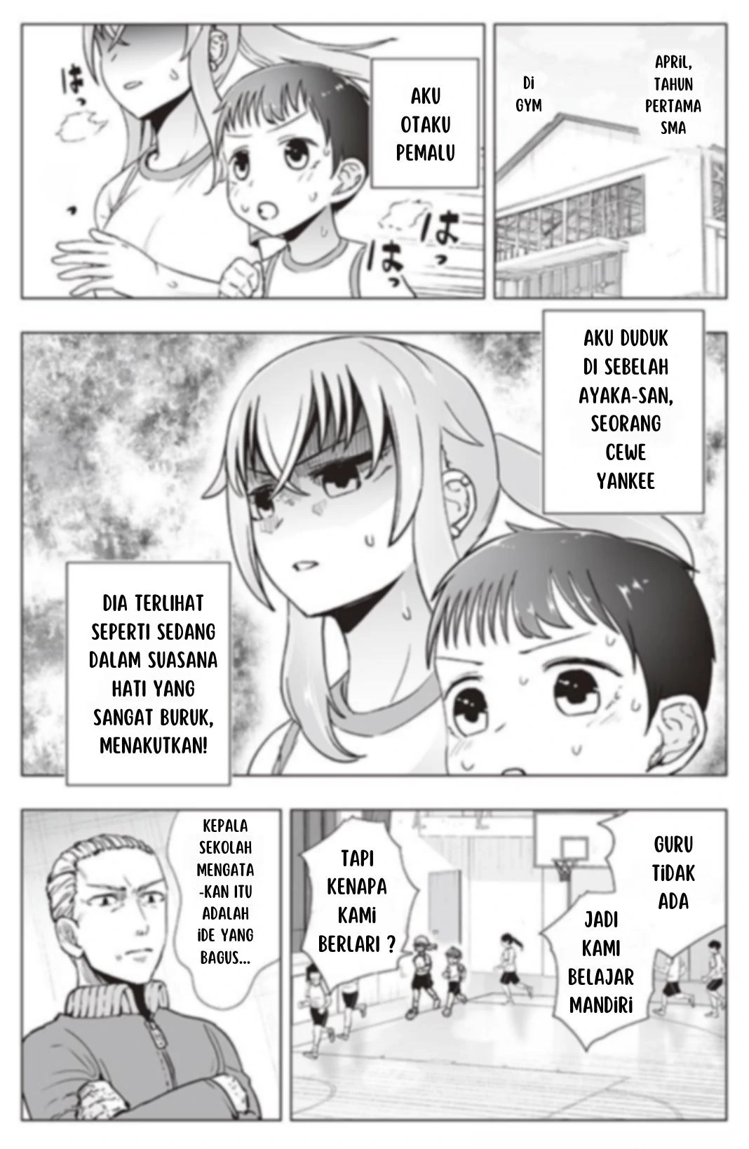 The Many Weaknesses of Ayaka the Yankee JK Chapter 10 - halaman 1