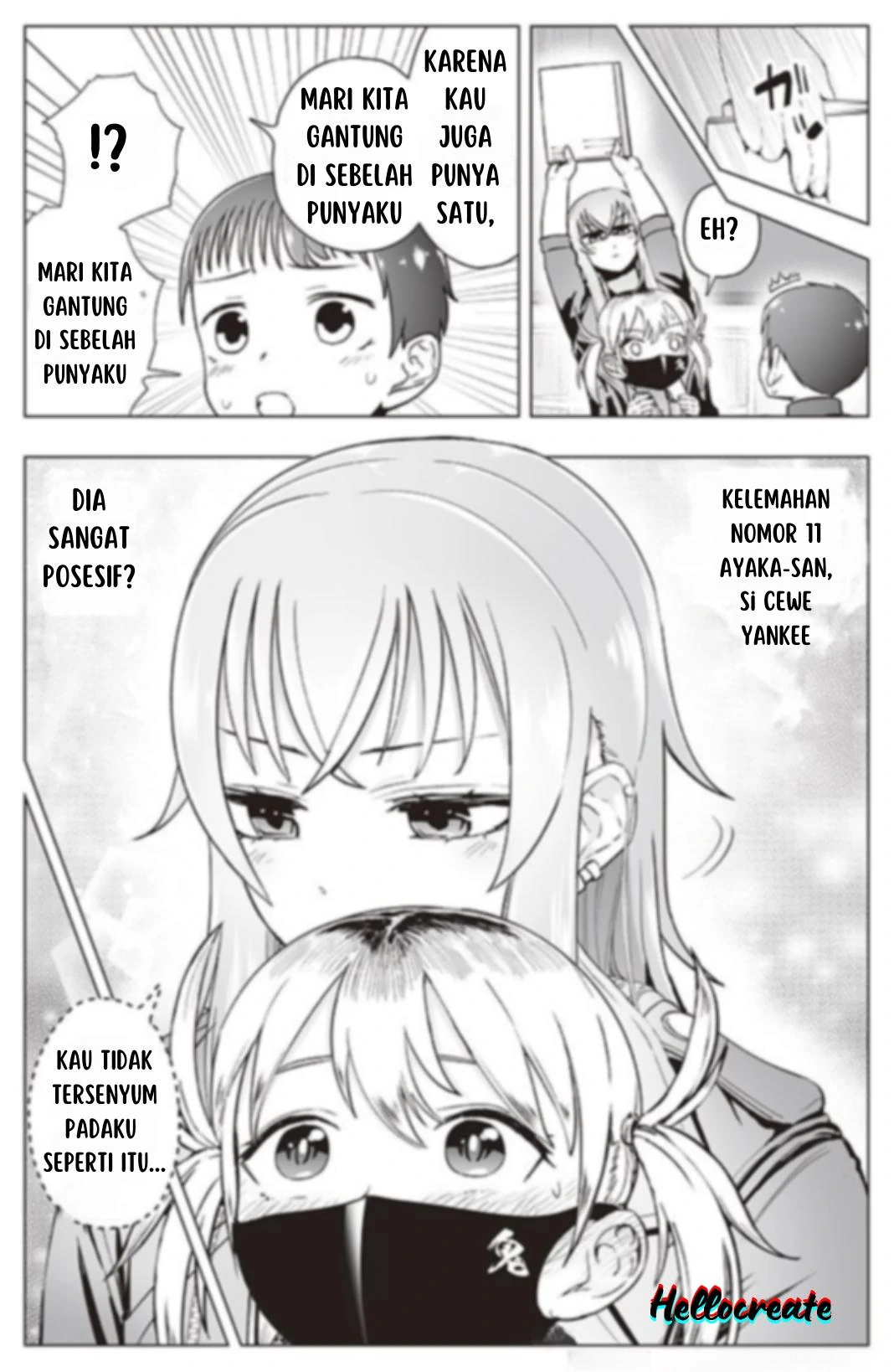 The Many Weaknesses of Ayaka the Yankee JK Chapter 11 - halaman 4