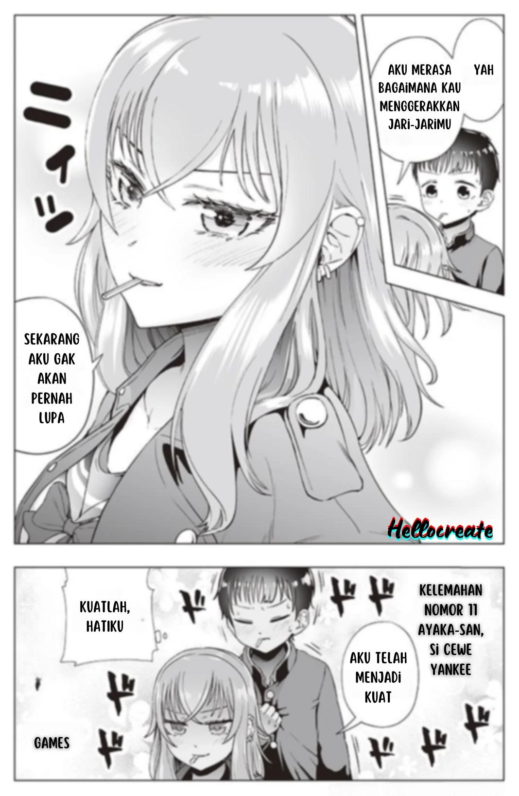The Many Weaknesses of Ayaka the Yankee JK Chapter 12 - halaman 6