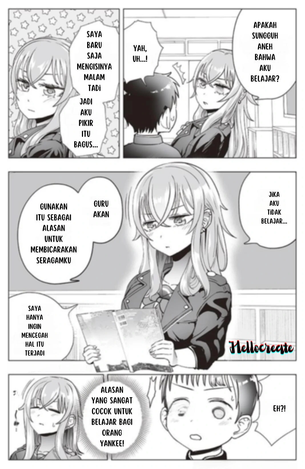 The Many Weaknesses of Ayaka the Yankee JK Chapter 13 - halaman 2