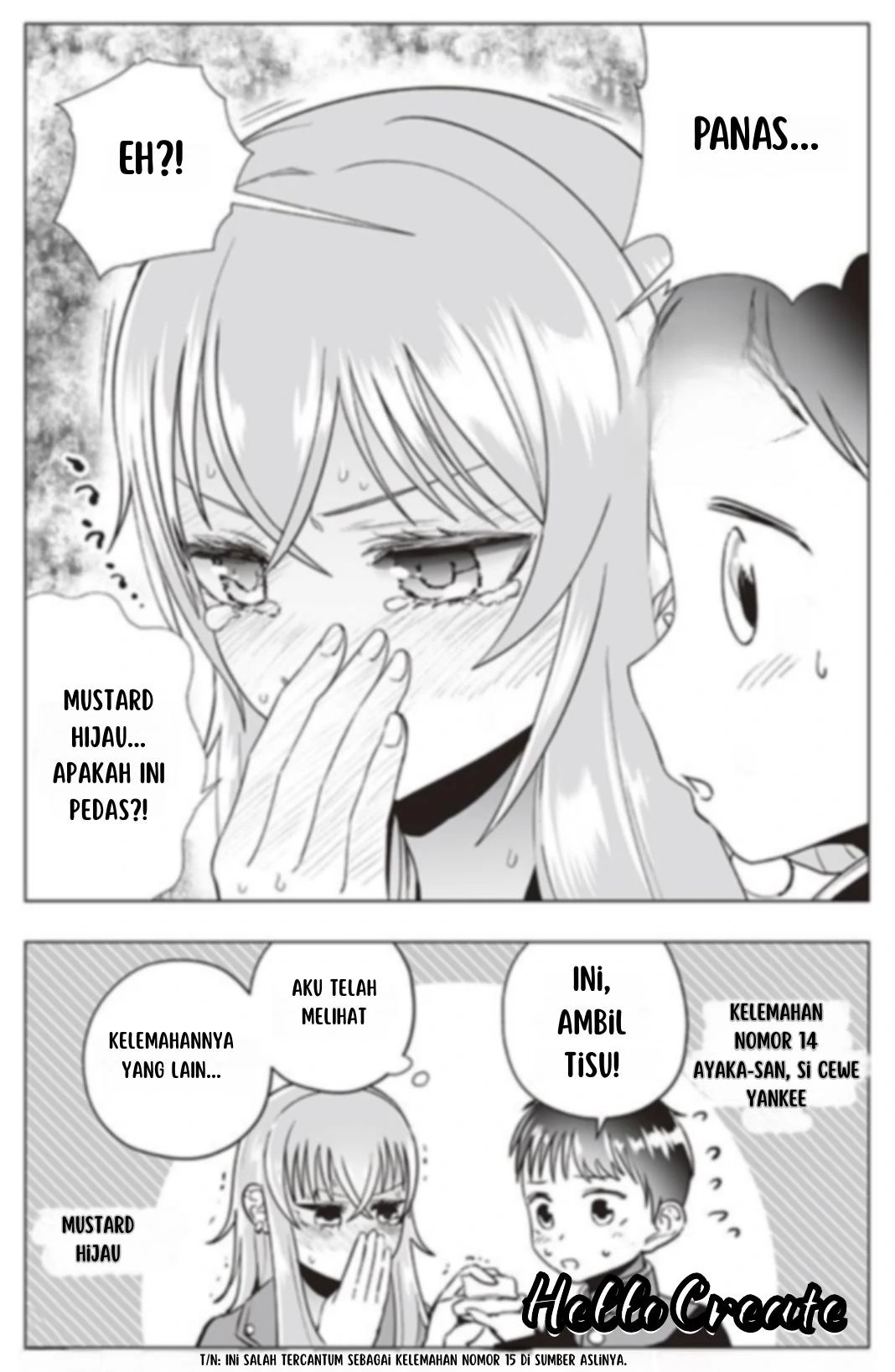 The Many Weaknesses of Ayaka the Yankee JK Chapter 14 - halaman 8