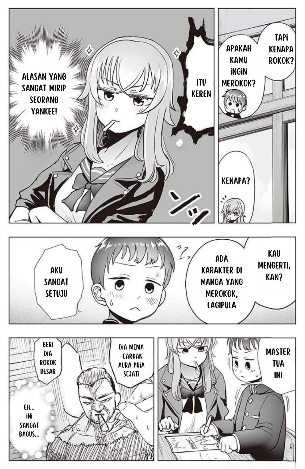 The Many Weaknesses of Ayaka the Yankee JK Chapter 4 - halaman 3