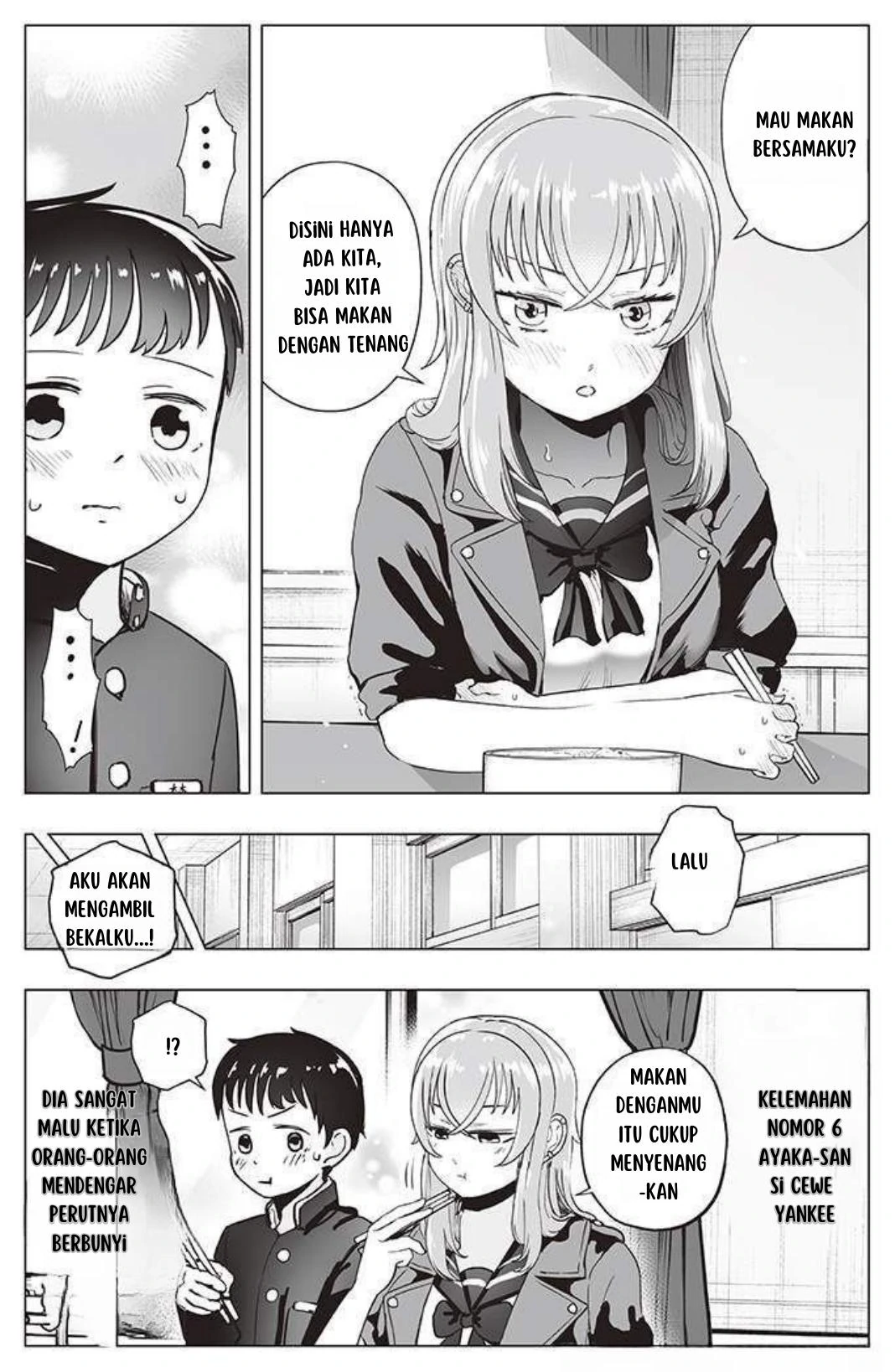 The Many Weaknesses of Ayaka the Yankee JK Chapter 6 - halaman 4