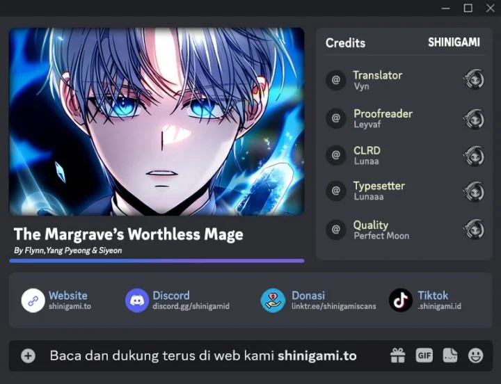 The Margrave's Worthless Mage Chapter 15 - halaman 1