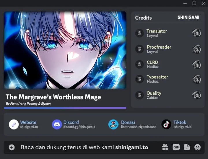 The Margrave's Worthless Mage Chapter 17 - halaman 1