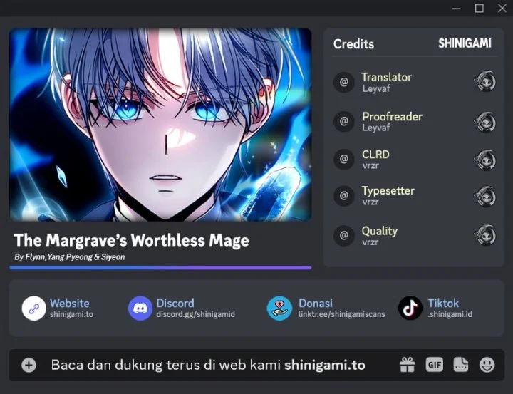 The Margrave's Worthless Mage Chapter 19 - halaman 1