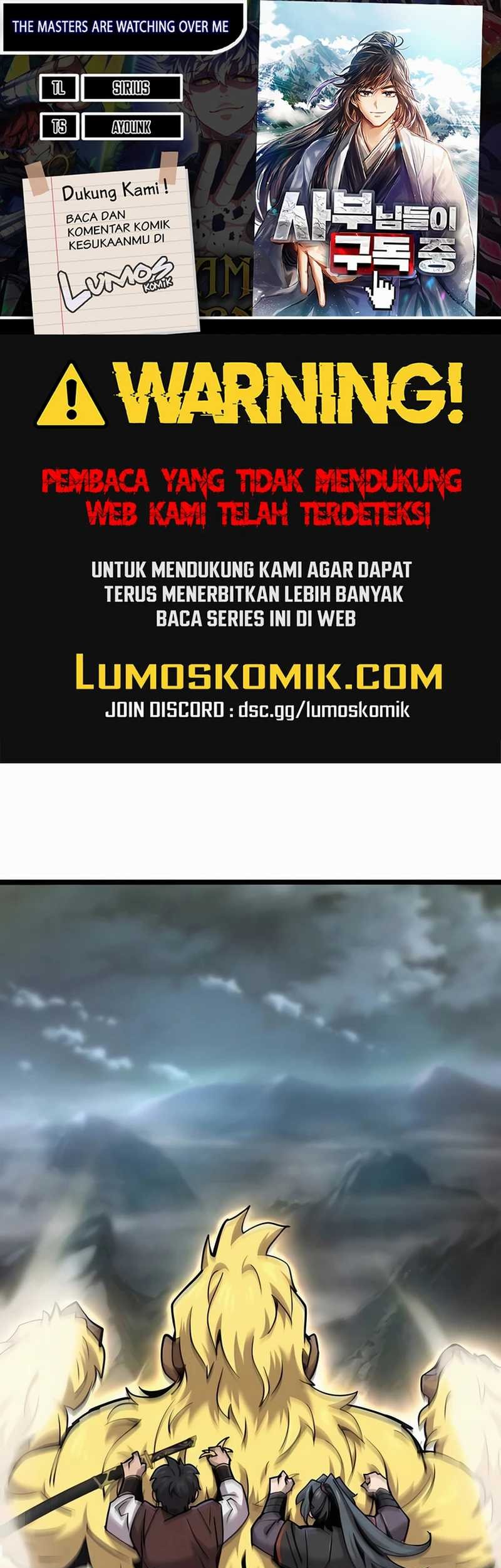 The Masters Are Watching Over Me Chapter 18 - halaman 1