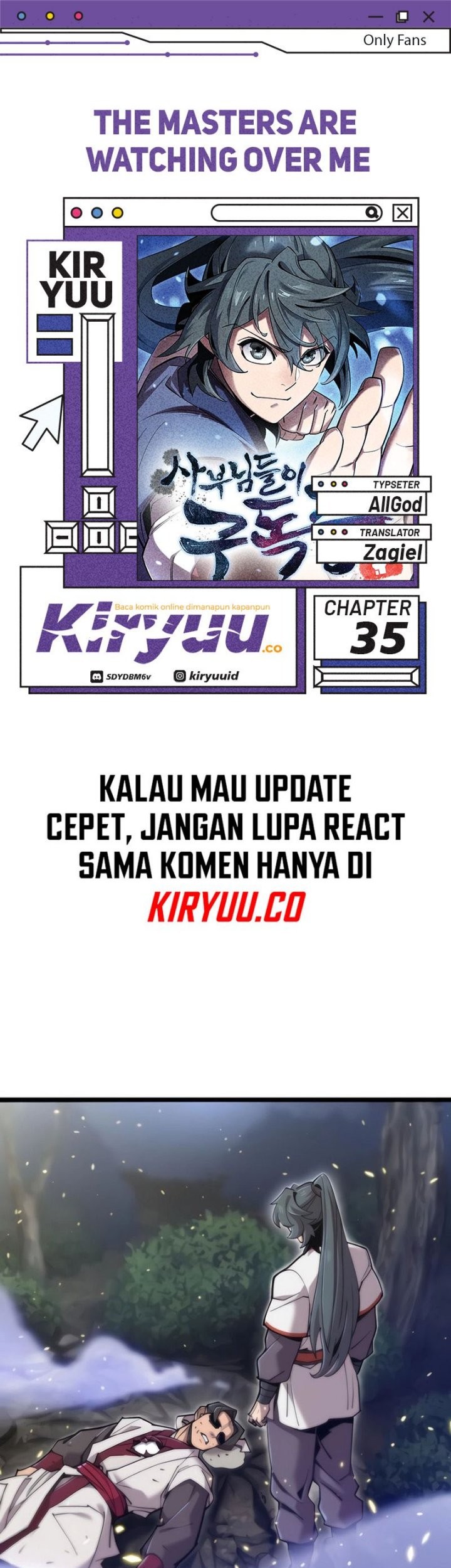 The Masters Are Watching Over Me Chapter 35 - halaman 1