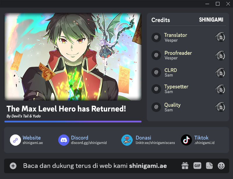 The MAX leveled hero will return! Chapter 172 - halaman 1
