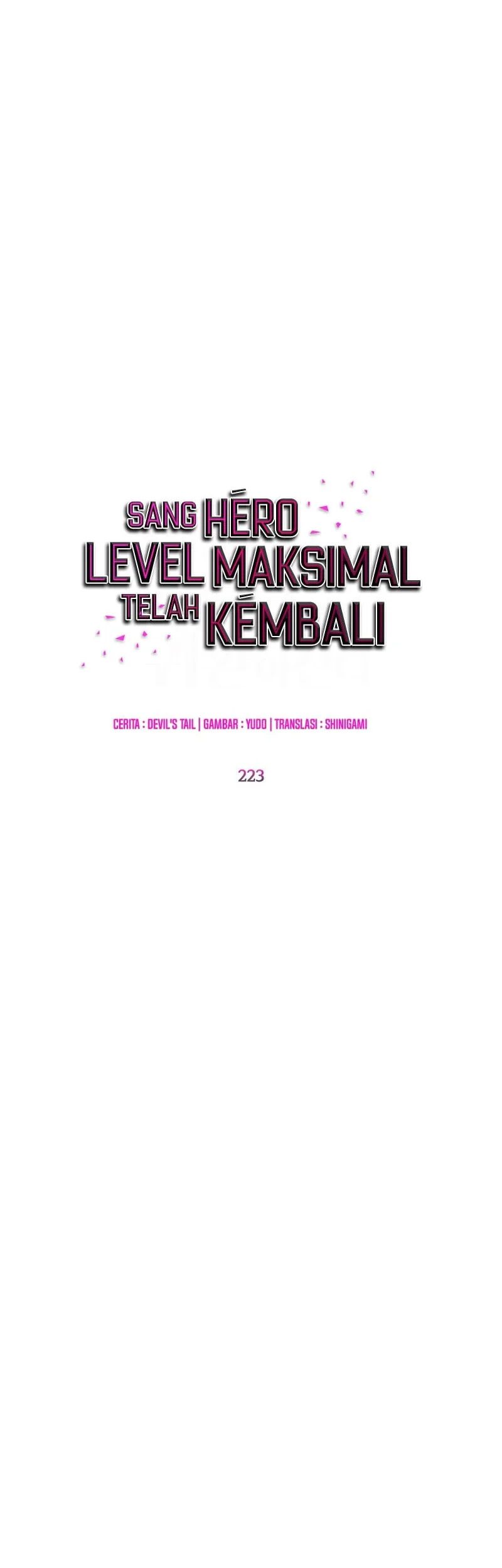 The MAX leveled hero will return! Chapter 223 - halaman 27