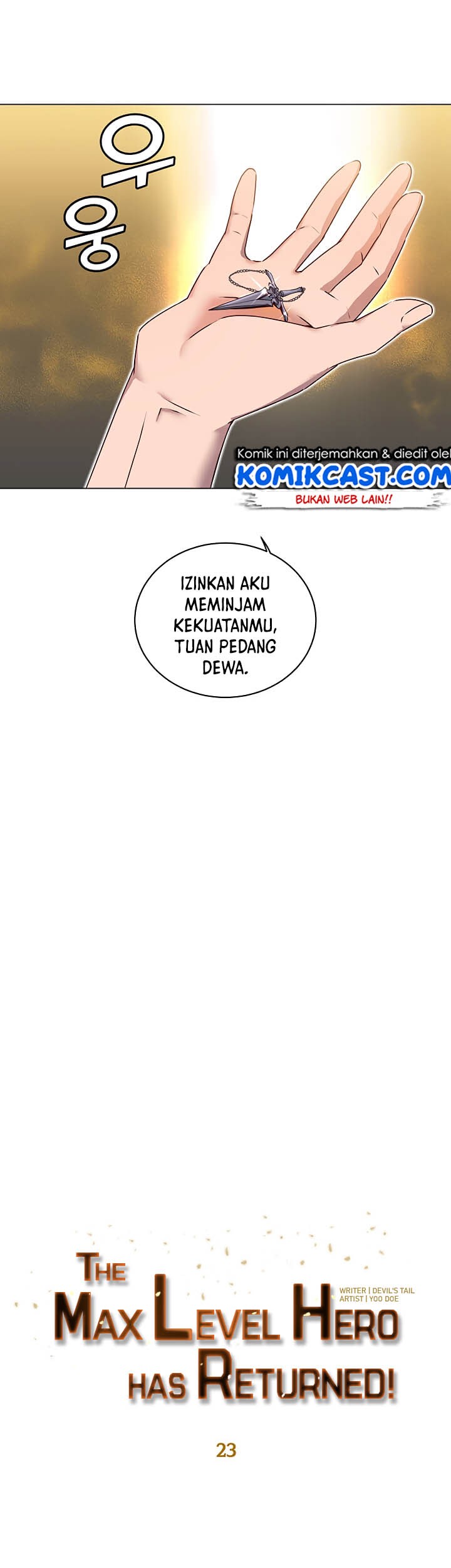 The MAX leveled hero will return! Chapter 23 - halaman 16