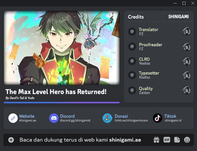 The MAX leveled hero will return! Chapter 240 - halaman 1