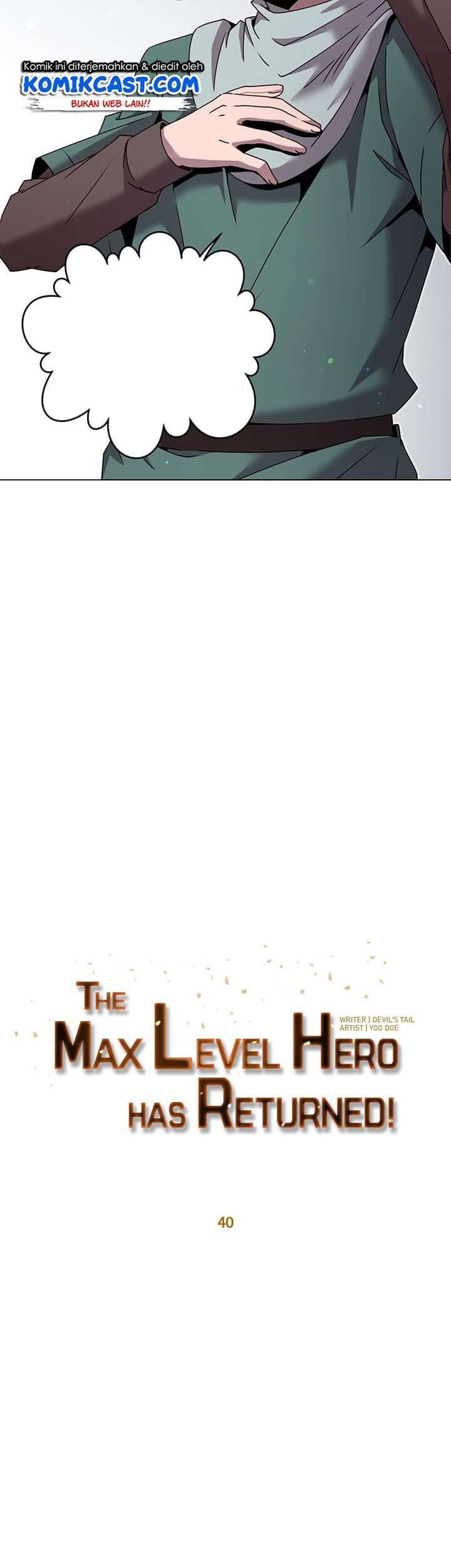 The MAX leveled hero will return! Chapter 40 - halaman 20