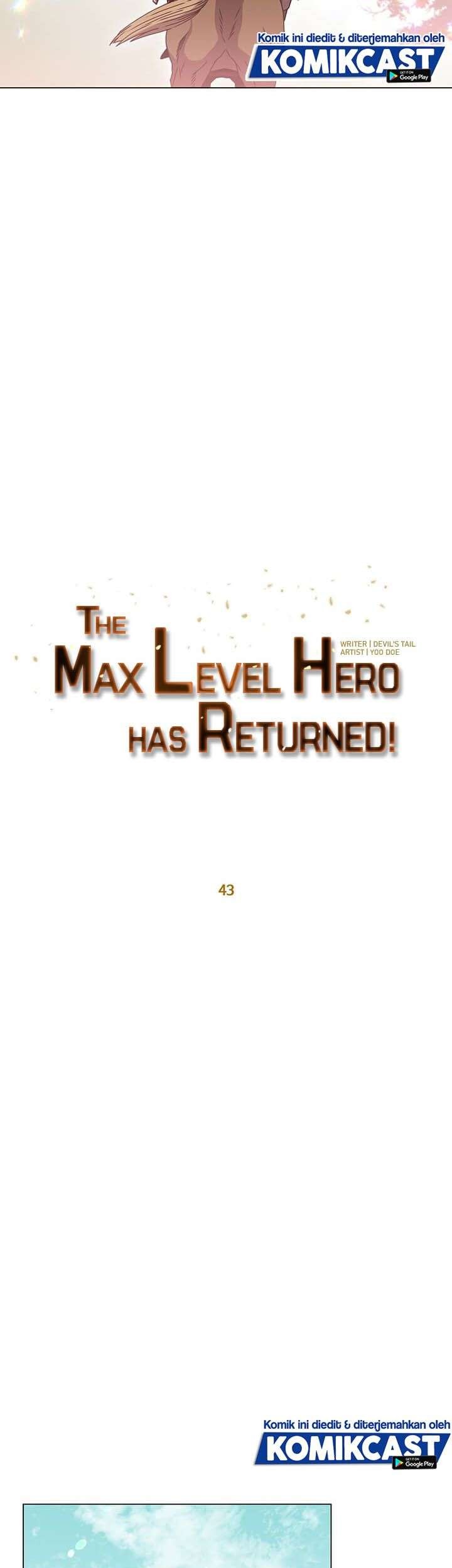 The MAX leveled hero will return! Chapter 43 - halaman 15