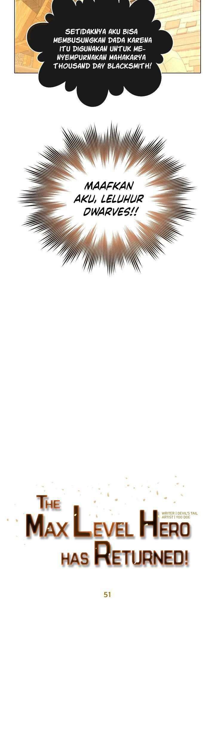 The MAX leveled hero will return! Chapter 51 - halaman 27