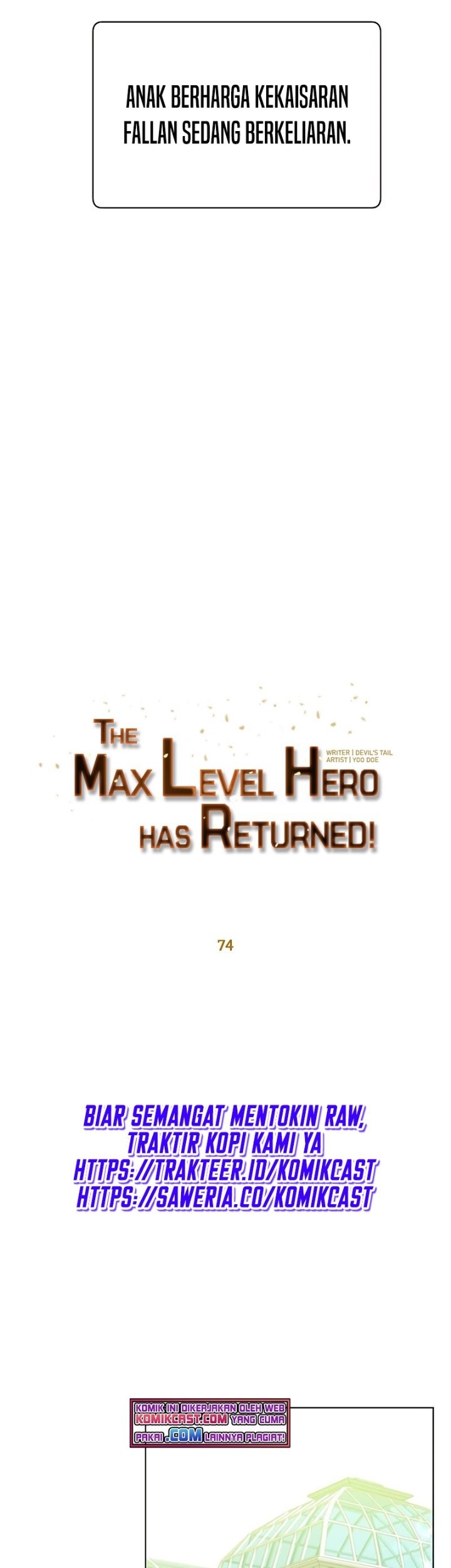 The MAX leveled hero will return! Chapter 74 - halaman 41
