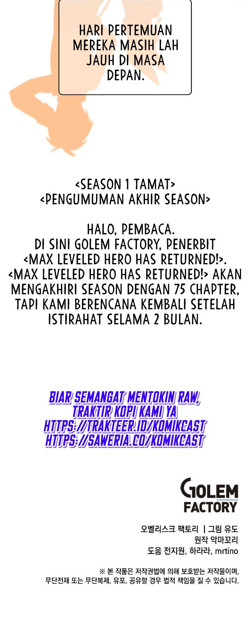 The MAX leveled hero will return! Chapter 75 - halaman 75