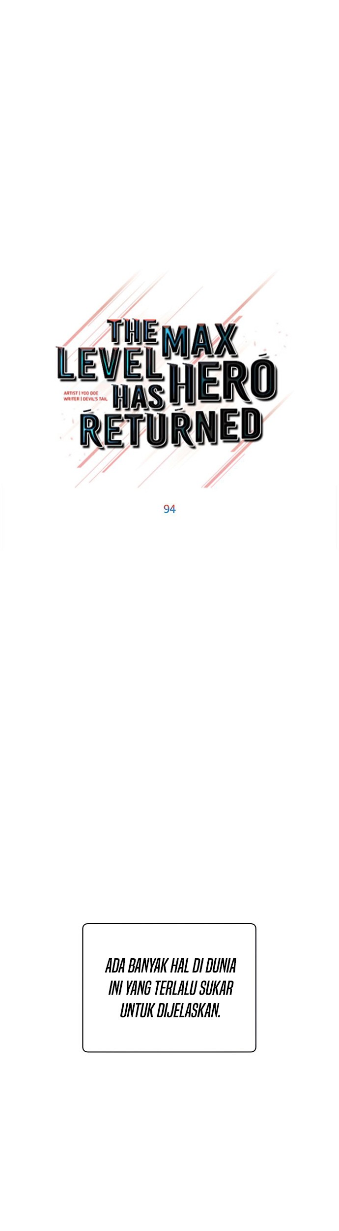 The MAX leveled hero will return! Chapter 94 - halaman 20