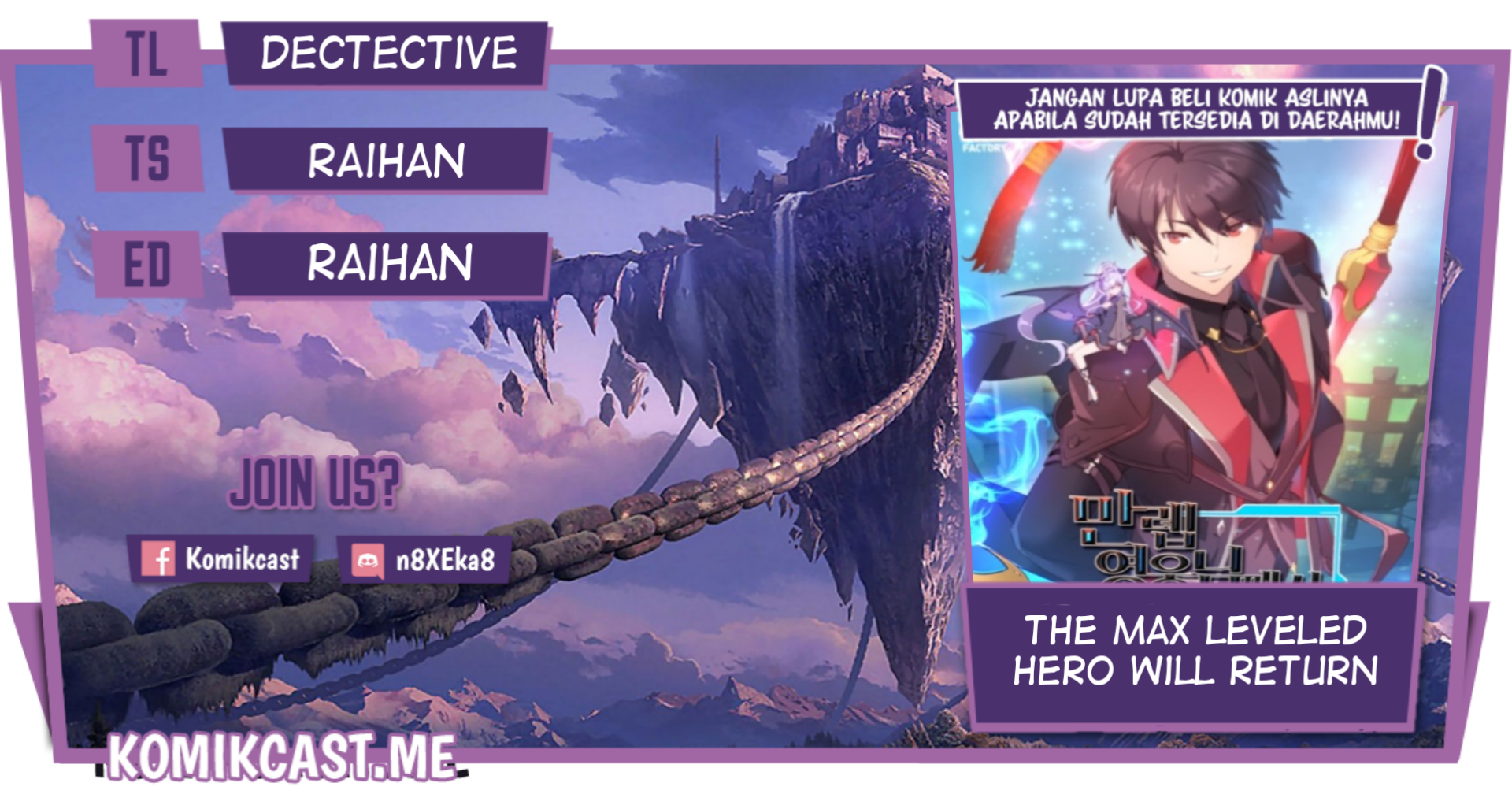 The MAX leveled hero will return! Chapter 95 - halaman 1