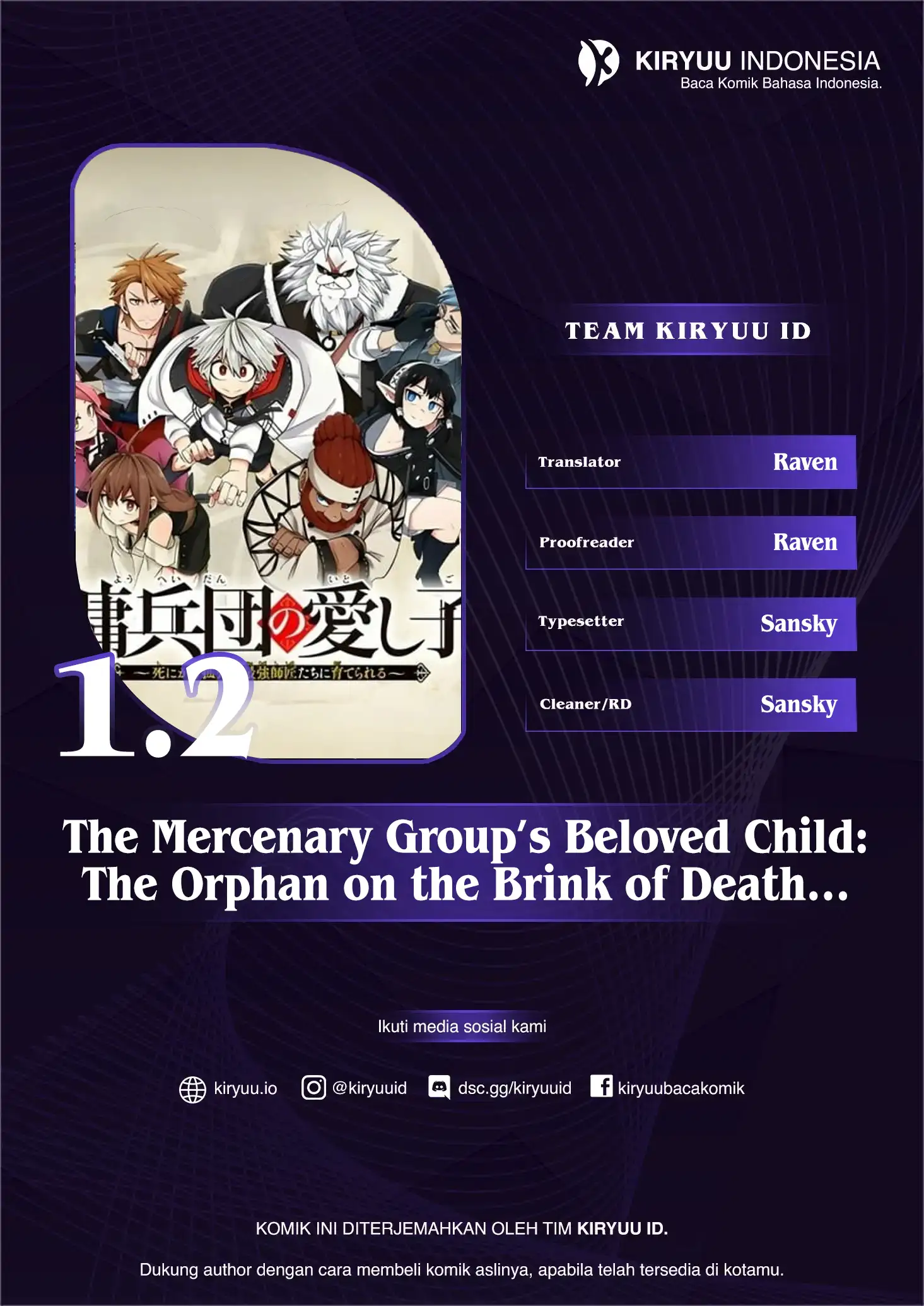 The Mercenary Group’s Beloved Child: The Orphan on the Brink of Death is Raised by the Mightiest Masters Chapter 1.2 - halaman 1