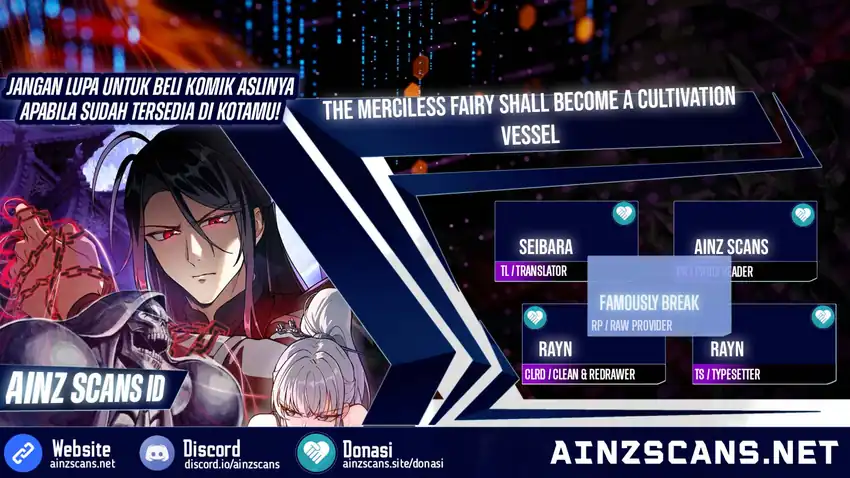 The Merciless Fairy Shall Become a Cultivation Vessel Chapter 1 - halaman 1