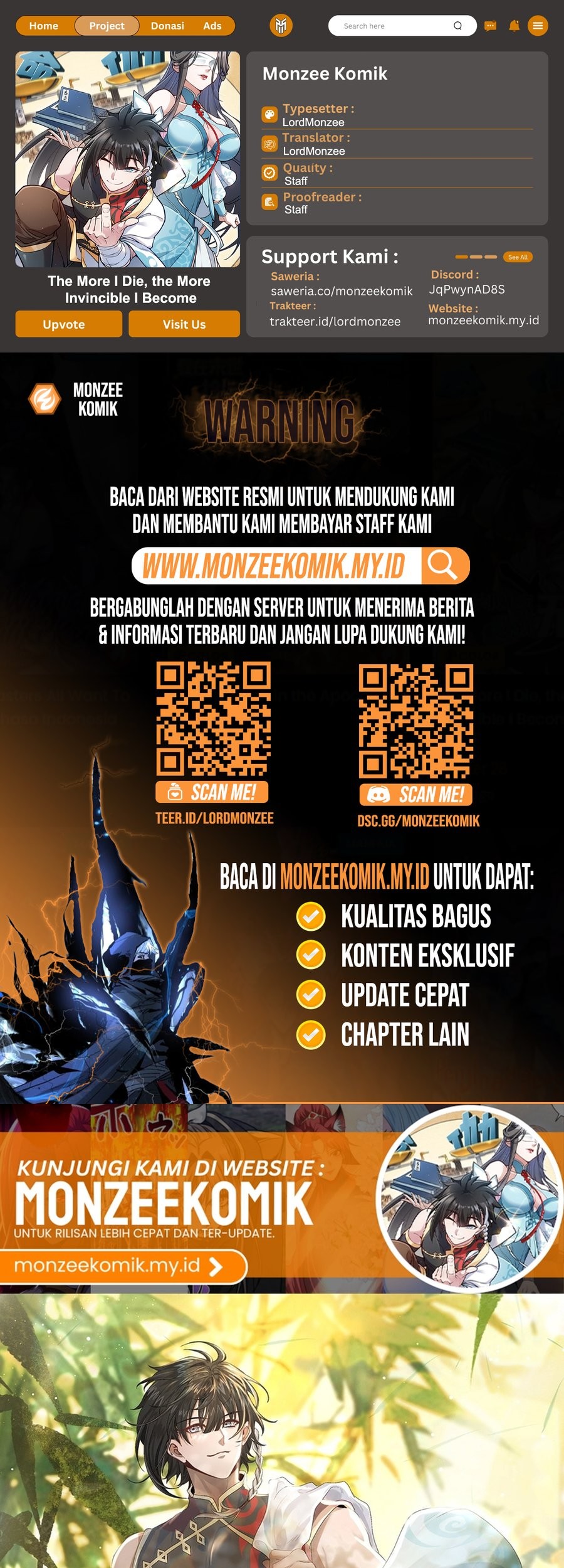The More I Die the More Invincible I Become Chapter 39 - halaman 1