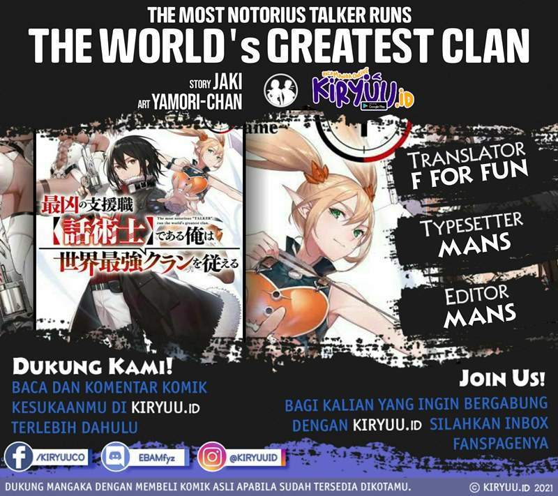 The Most Notorious “Talker” Runs the World’s Greatest Clan Chapter 13 - halaman 1