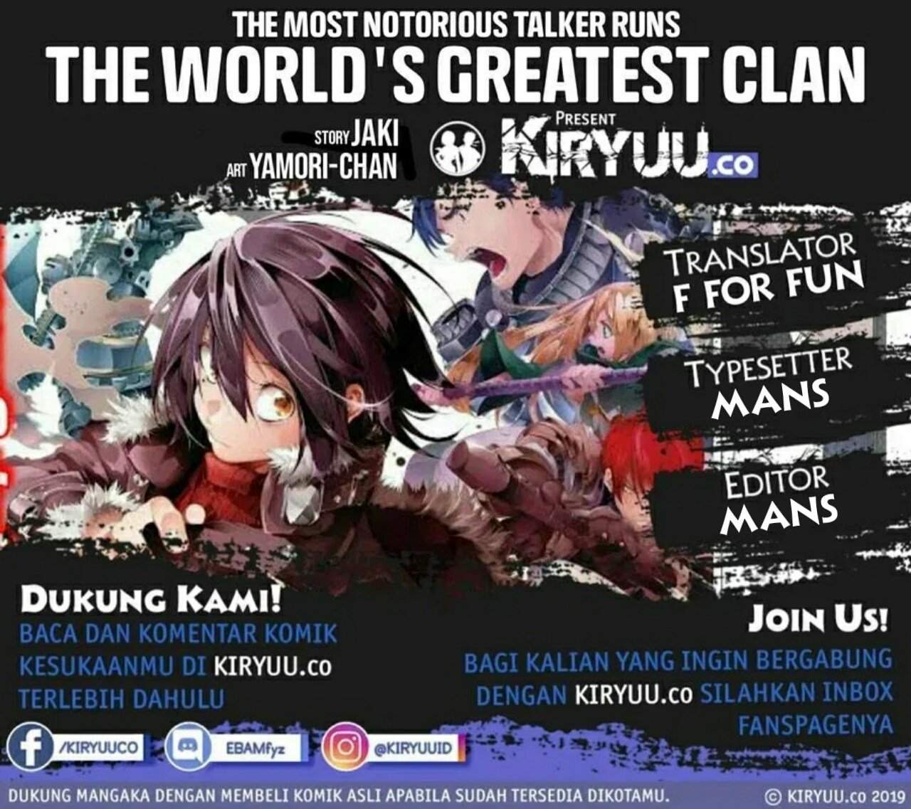 The Most Notorious “Talker” Runs the World’s Greatest Clan Chapter 8 - halaman 1
