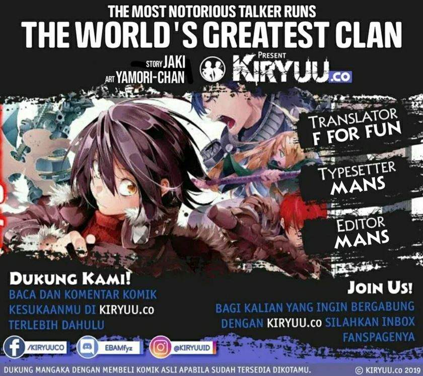 The Most Notorious “Talker” Runs the World’s Greatest Clan Chapter 9 - halaman 1