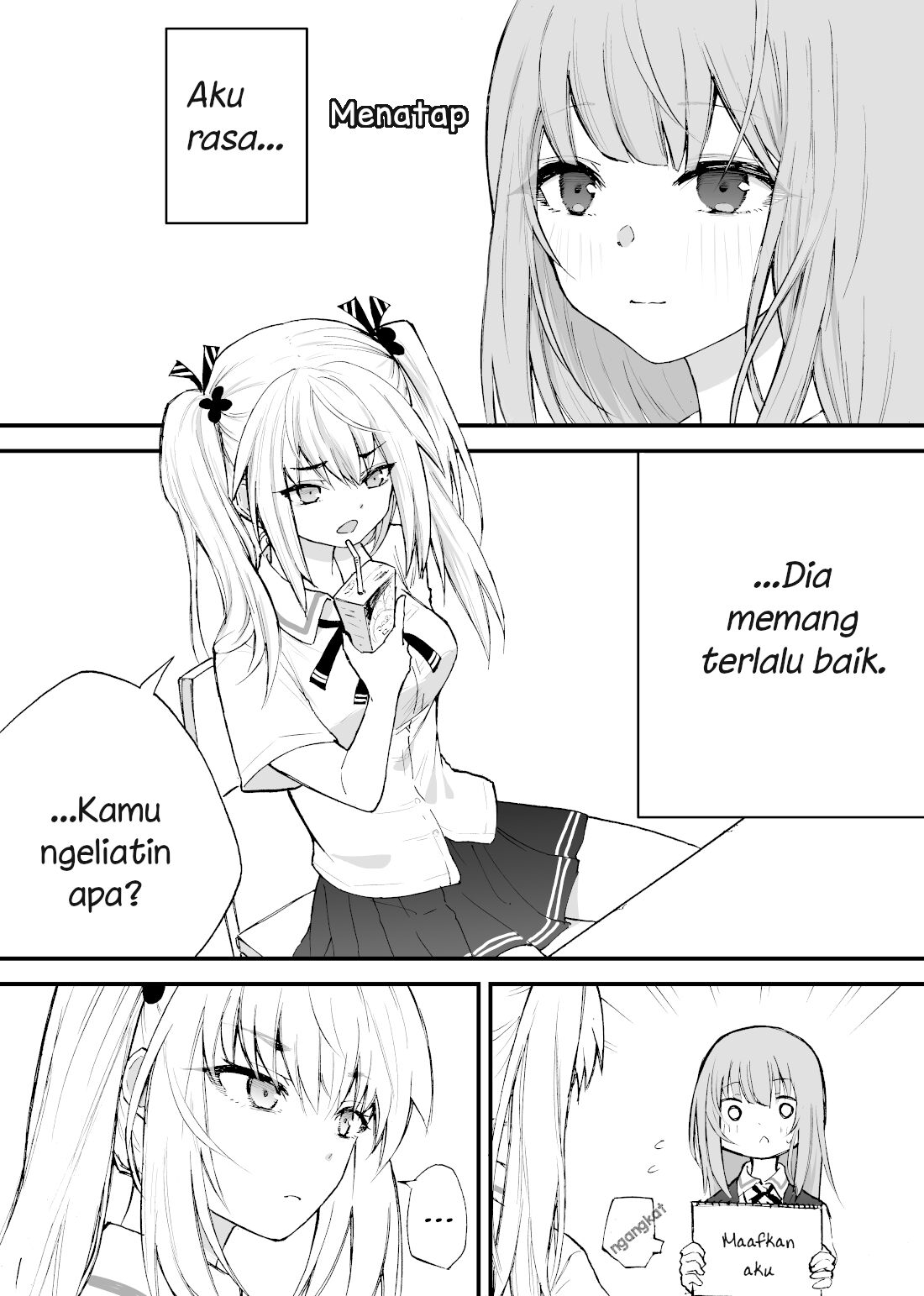 The Mute Girl and Her New Friend (Webcomic) Chapter 1 - halaman 1